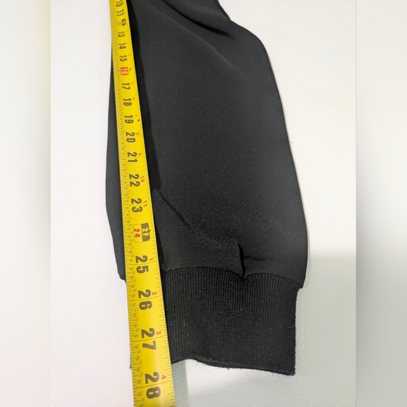 Vince Women’s Black Jogger Pants Skinny Crepe Drawstring Performance Small - Picture 10 of 12